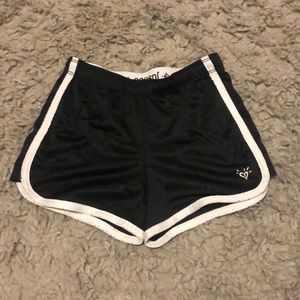 black justice girl shorts